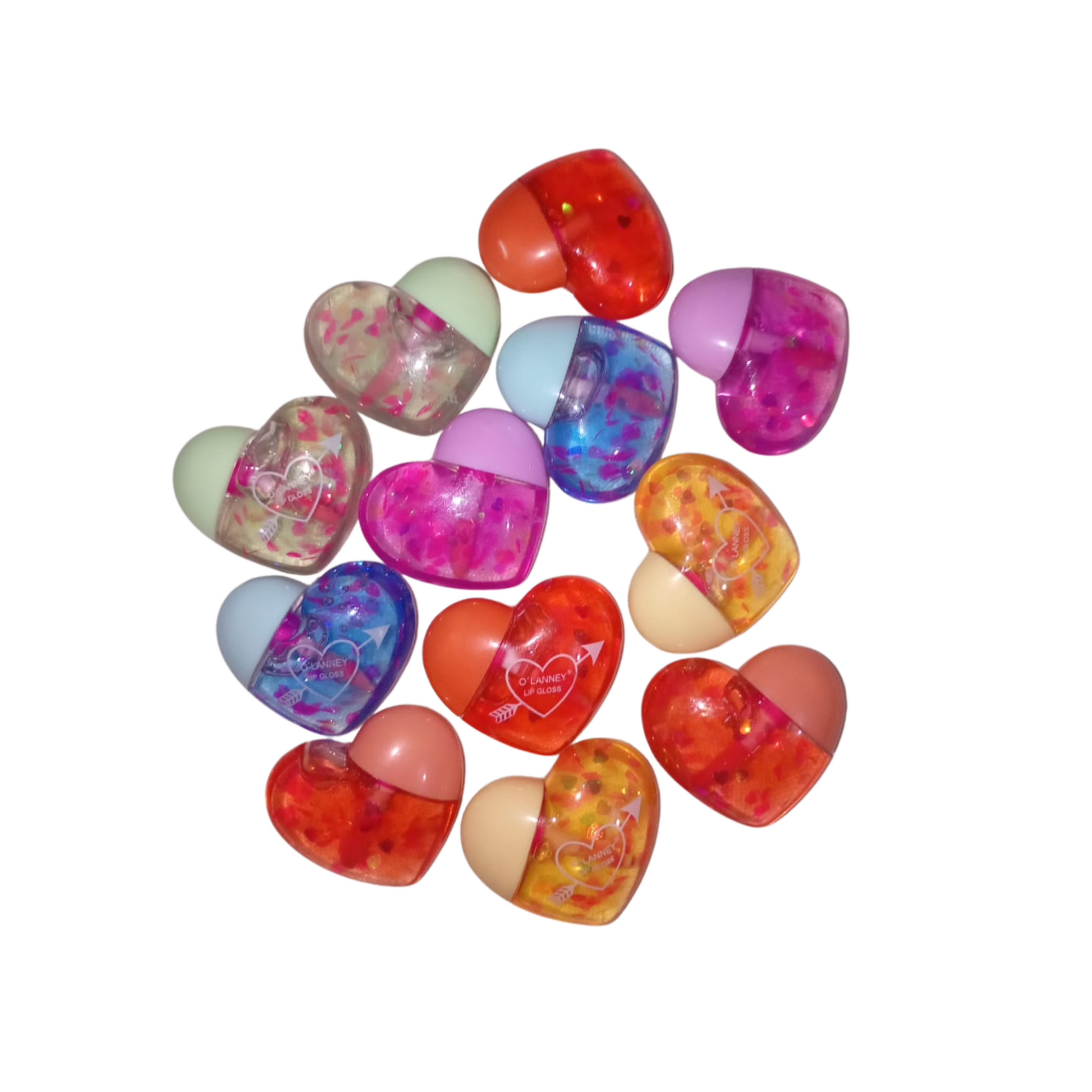 Mini Gloss Glitter de Corazón